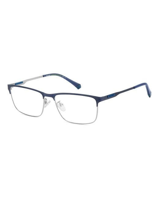 Polaroid Black Pld D495/G Ku0 Optical Frames Metal Squared for men