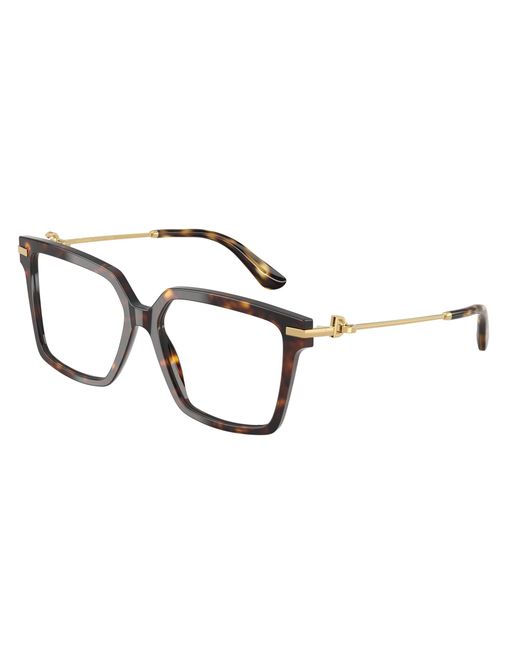 Dolce & Gabbana Black Dg3397 3222 Optical Frames Acetate Transparent Squared Normal