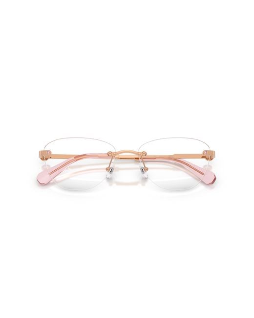 Swarovski Black Sk1035D 4014 Optical Frames Metal Round Normal