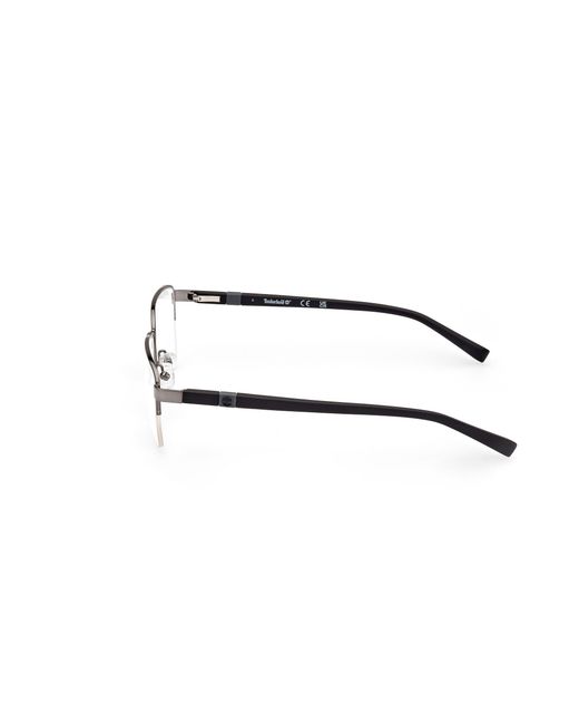 Timberland Black Tb1818 8 Optical Frames Metal Squared Normal for men