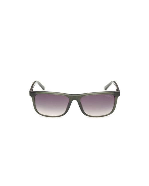 Guess Black Gu00169 96P Sunglasses Injected Squared Normal for men