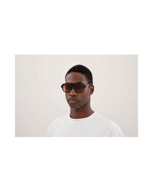 Gucci Black Gg2052S 008 Sunglasses Acetate Pilot