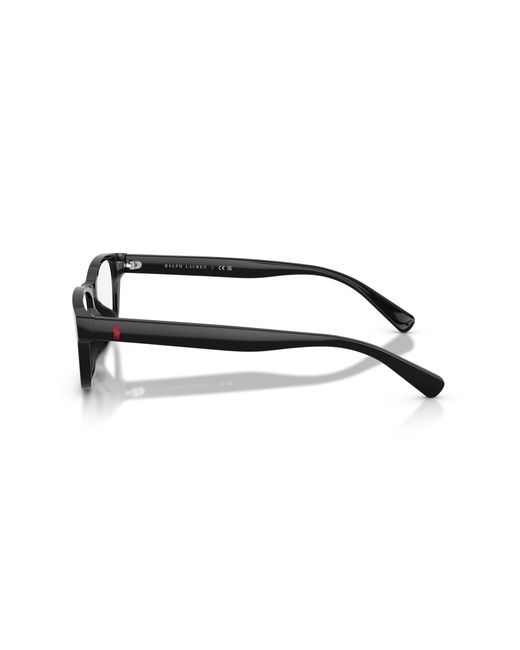 Polo Ralph Lauren Black Ph2306D 5001 Optical Frames Acetate Transparent Pillow Normal for men