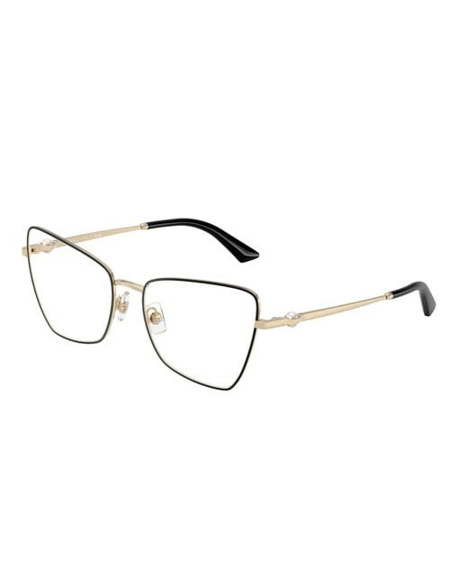 Jimmy Choo Black Jc2010Hb 3010 Optical Frames Metal Geometric Normal