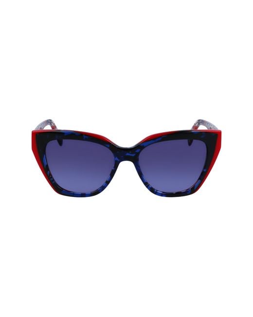 Liu Jo Black Lj784S 435 Sunglasses Acetate Butterfly Normal Shaded