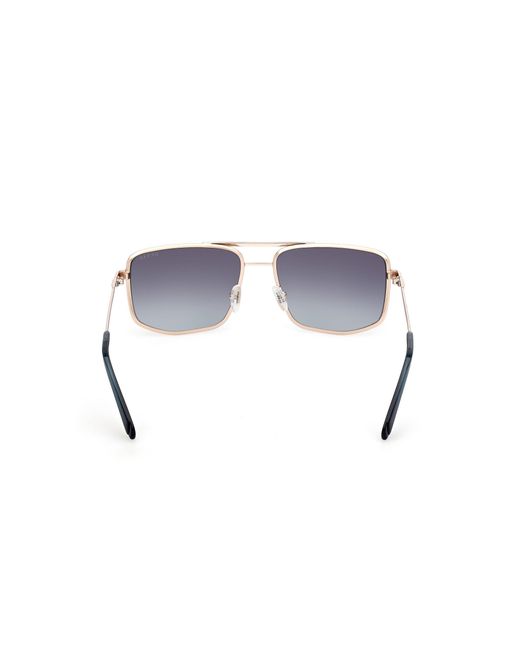 Guess Black Gu00208 33W Sunglasses Metal Squared Normal for men