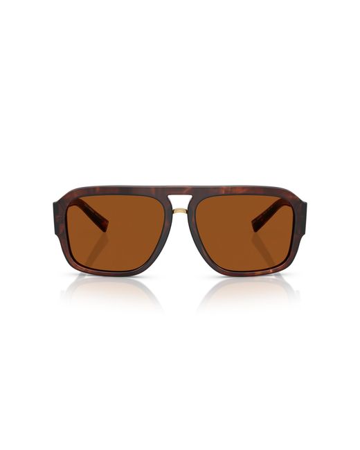 Dolce & Gabbana Black Dg4403 322273 Sunglasses Acetate Pilot Normal for men