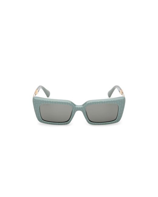 MAX&Co. Green Mo0143 93N Sunglasses Injected Squared Normal