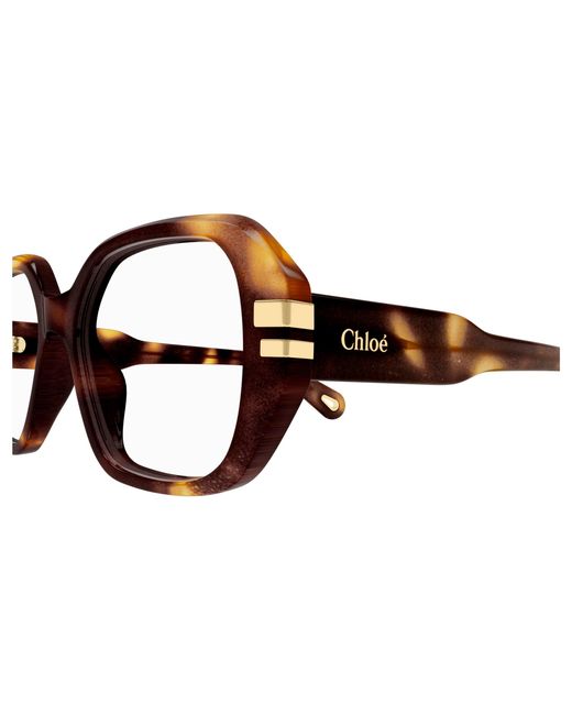 Chloé Black Ch0266O 002 Optical Frames Acetate Transparent Squared