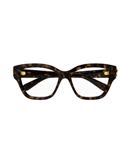Gucci Black Gg1597O 002 Optical Frames Injected Transparent Cat Eye
