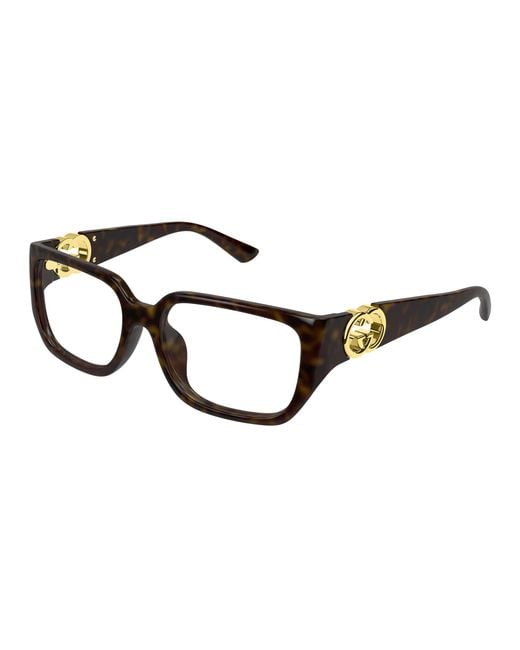Gucci Black Gg1694Oa 002 Optical Frames Injected Transparent Squared