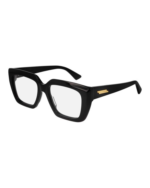 Bottega Veneta Black Bv1032O 001 Optical Frames Acetate Transparent Squared