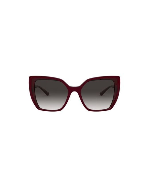 Dolce & Gabbana Black Dg6138 32478G Sunglasses Plastic Squared Normal Nuanced