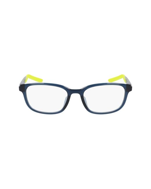 Nike Black 7277 412 Optical Frames Bio-Inject Squared Normal for men