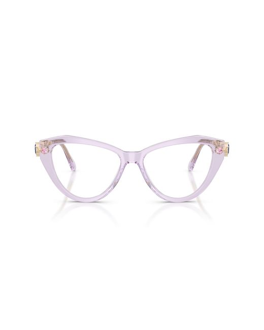 Swarovski Black Sk2047 1079 Optical Frames Acetate Cat Eye Normal