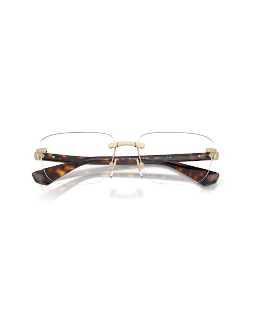Burberry Black Be1392 1109 Optical Frames Metal Squared Normal for men