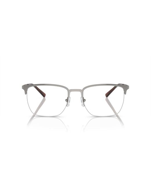 Emporio Armani Black Ea1151 3010 Optical Frames Metal Transparent Pillow Normal for men