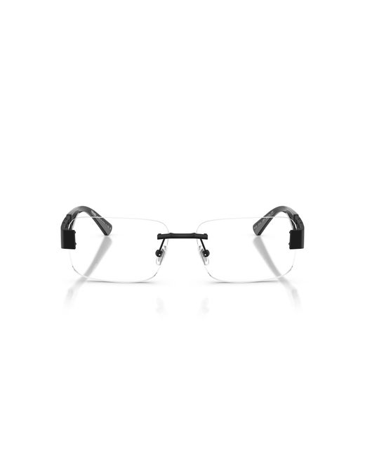 Versace Black Ve1310 1261 Optical Frames Metal Pillow Normal for men