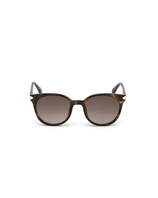 Guess Black Gu7550 52F Sunglasses Injected Round Normal
