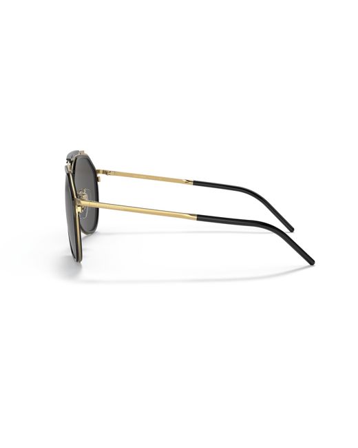 Dolce & Gabbana Black Dg2277 02/87 Sunglasses Metal Pilot Normal for men