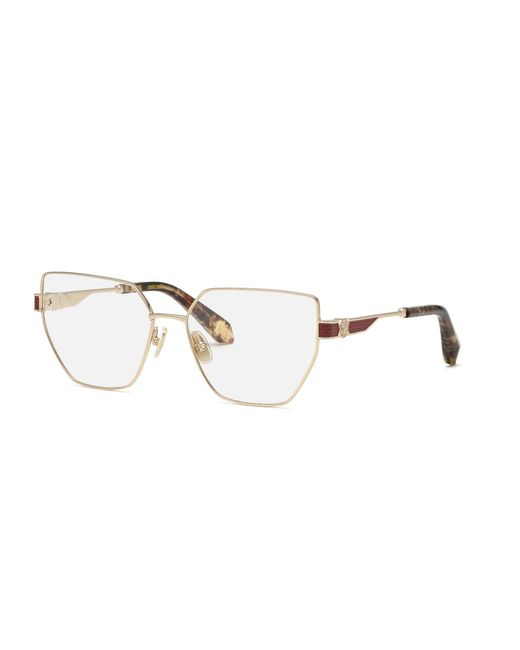 Roberto Cavalli Black Vrc165M 492 Optical Frames Metal Geometric