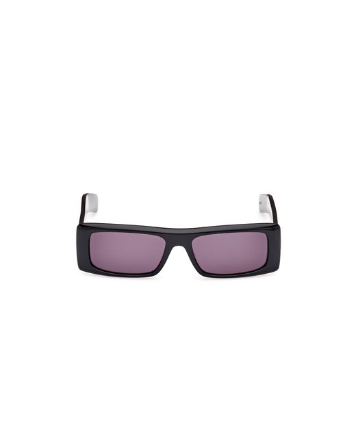 Adidas Black Or0124 01A Sunglasses Acetate Smoke Squared Normal