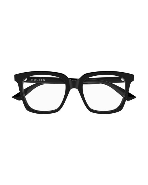 McQueen Black Am0513O 001 Optical Frames Acetate Transparent Cat Eye
