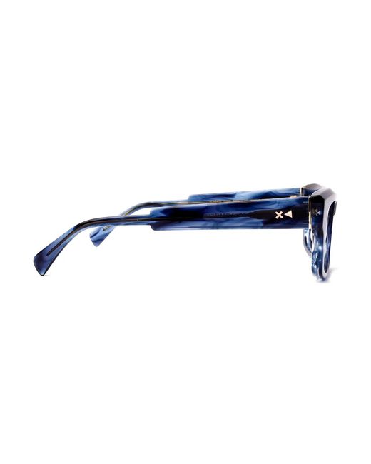 Xlab Blue Pantelleria Sunglasses Acetate Squared Polarized