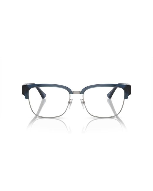 Versace Black Ve3348 5292 Optical Frames Injected Transparent Squared Normal for men