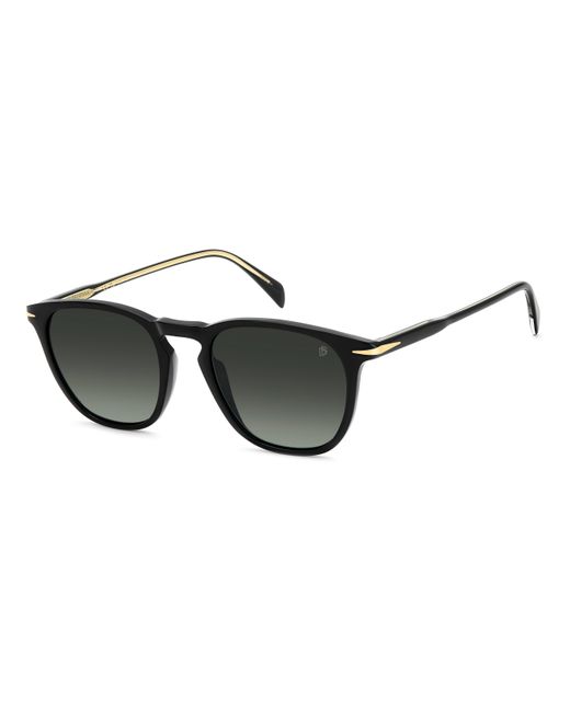 David Beckham Black Db 1160/S 807/Lb Sunglasses Acetate Squared Polarized Shaded for men