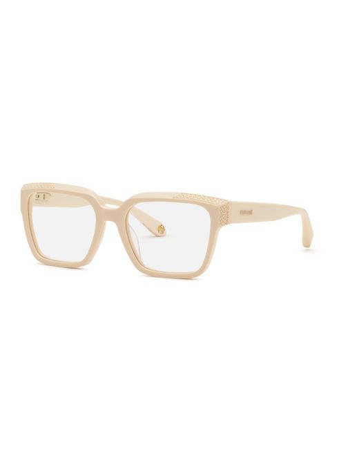 Roberto Cavalli Black Vrc147M 09X7 Optical Frames Acetate Squared