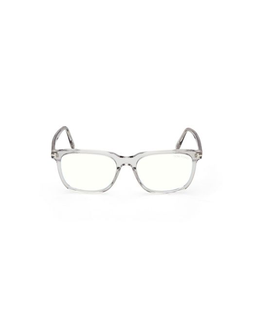 Tom Ford Black Ft6080-B 020 Optical Frames Acetate Squared Normal for men