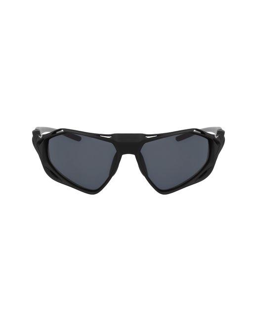 Nike Black Zeus Rise If1120X 010 Sunglasses Bio-Inject Grigio Squared Normal