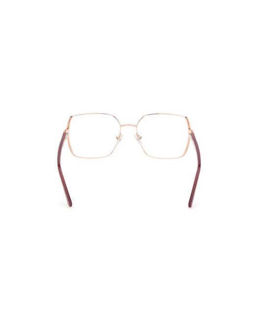 Guess Black Gm50014 071 Optical Frames Metal Squared Normal