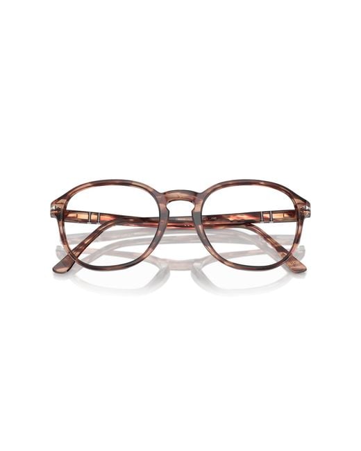 Persol Black Po3343V 1209 Optical Frames Acetate Transparent Pantos Normal