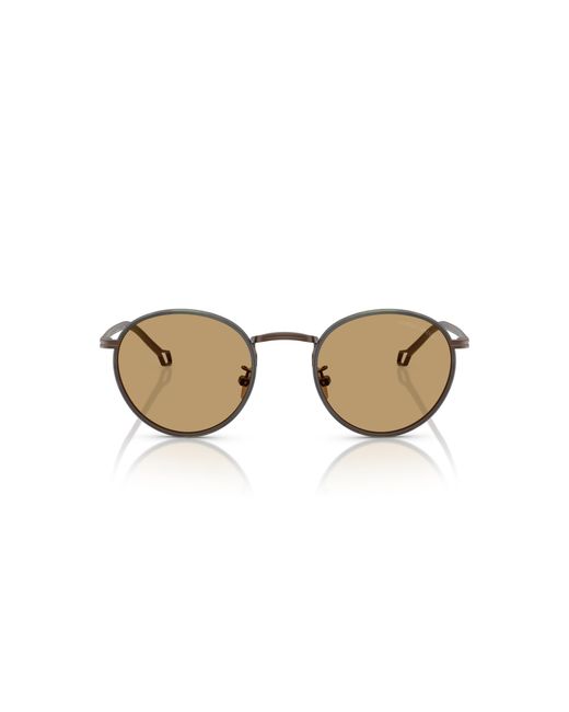 Giorgio Armani Black Ar6163J 300673 Sunglasses Metal Round Normal for men