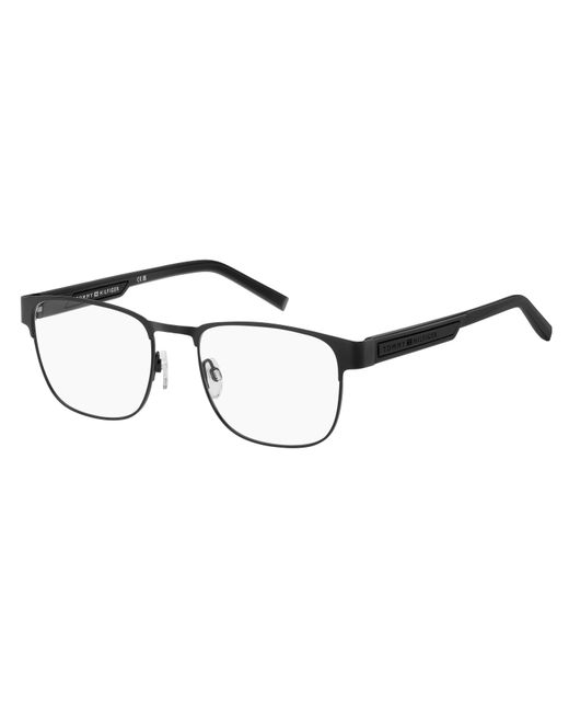 Tommy Hilfiger Black Th 2090 003 Optical Frames Steel Squared for men