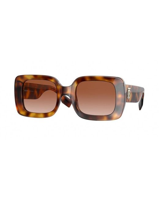 Burberry Brown Be4327 Delilah 331613 Sunglasses Plastic Squared Nuanced