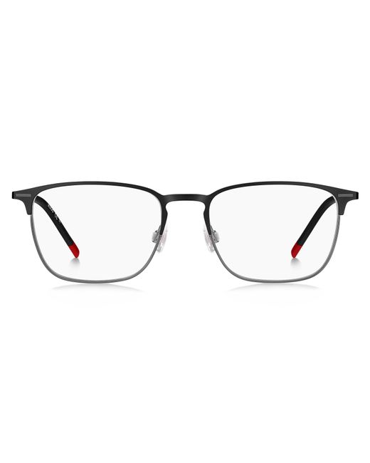 Boss Black Hg 1235 284 Optical Frames Steel Squared for men