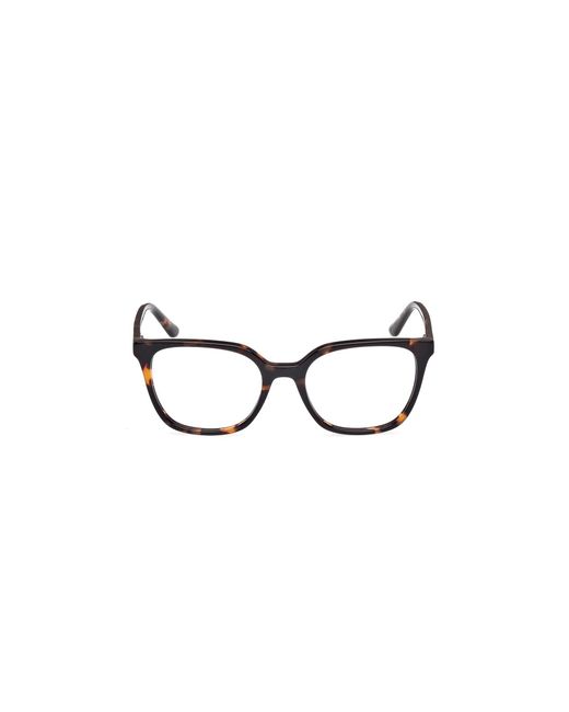 Guess Black Gu50165 052 Optical Frames Acetate Squared Normal