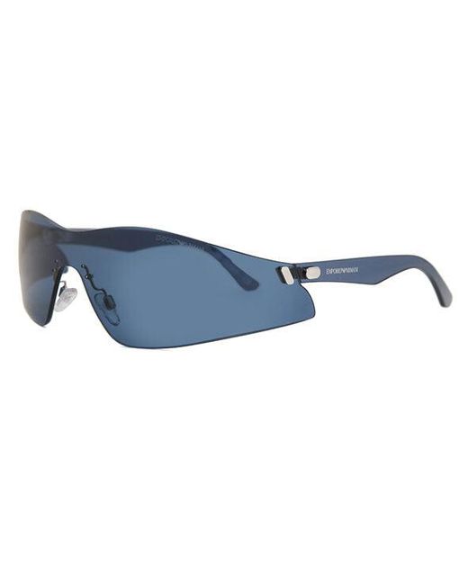 Emporio Armani Blue Ea2130 3019/4 Sunglasses Metal Mask for men