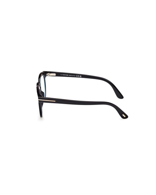 Tom Ford Black Ft5993-B 001 Optical Frames Acetate Round Normal for men