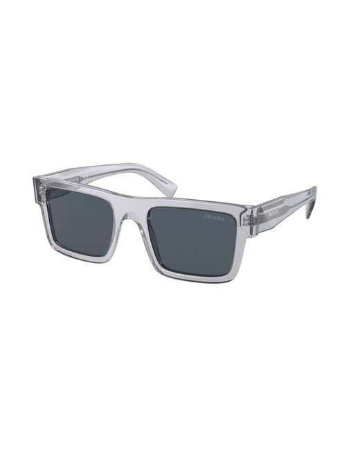 Prada Black Pr 19Ws U4309T Sunglasses Acetate Squared Normal for men