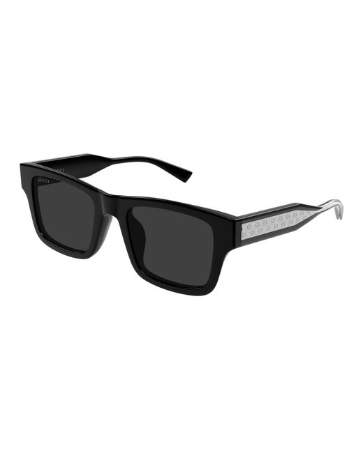 Gucci Black Gg2072Sa 001 Sunglasses Acetate Squared for men