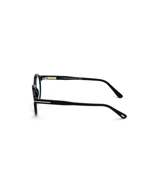 Tom Ford Black Ft5664-B 052 Optical Frames Acetate Round Normal