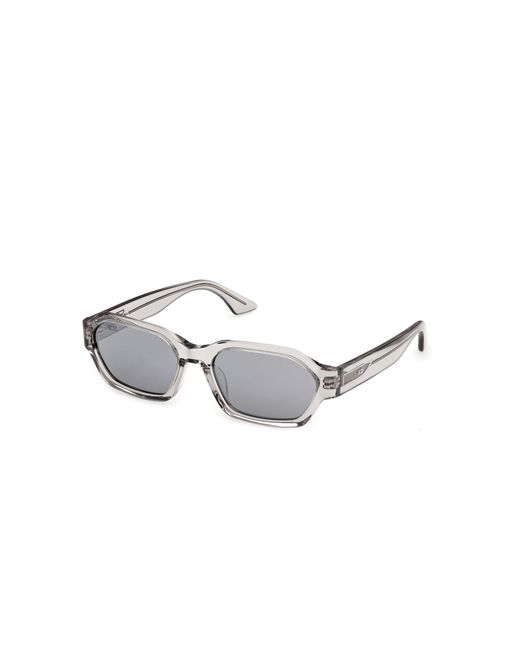 Gcds Black Gd0076 20C Sunglasses Acetate Smoke Geometric Normal