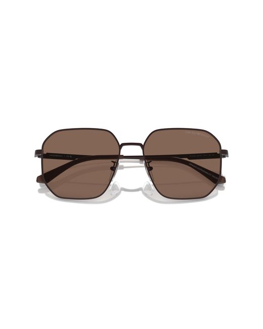 Emporio Armani Black Ea2154D 320173 Sunglasses Metal Pilot Normal for men