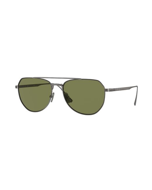 Persol Green Po5003St 80014E Sunglasses Titanium Pantos Normal