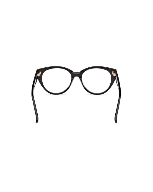 Max Mara Black Mm5161 001 Optical Frames Acetate Round Normal