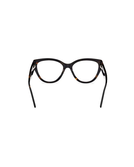 Guess Black Gm50018 052 Optical Frames Acetate Cat Eye Normal